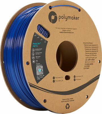 Polymaker PolyLite PETG 1.75mm-1 kg Blue