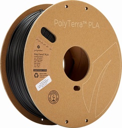 [70820] Polymaker PolyTerra PLA 1.75mm-1 kg Charcoal Black